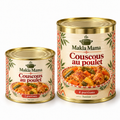 Couscous au poulet — petite et grande conserve