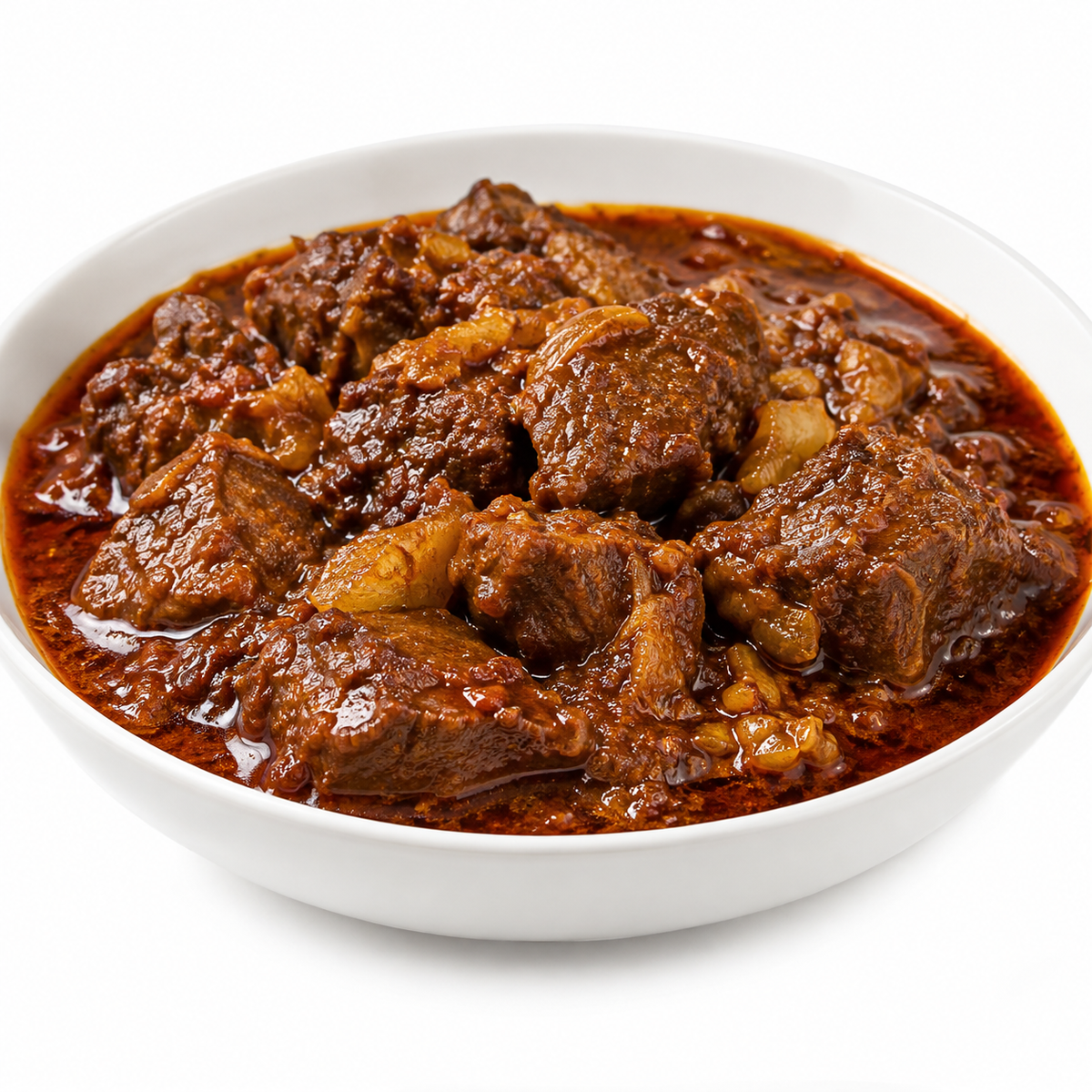 Kamouniya tunisienne à la viande, ragoût au cumin — plat servi